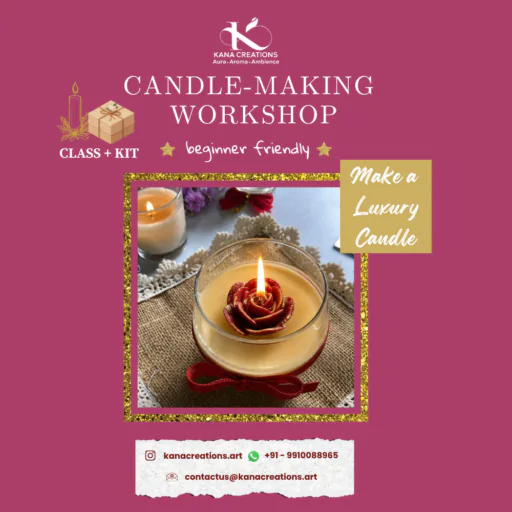 Live candle making workshop in India