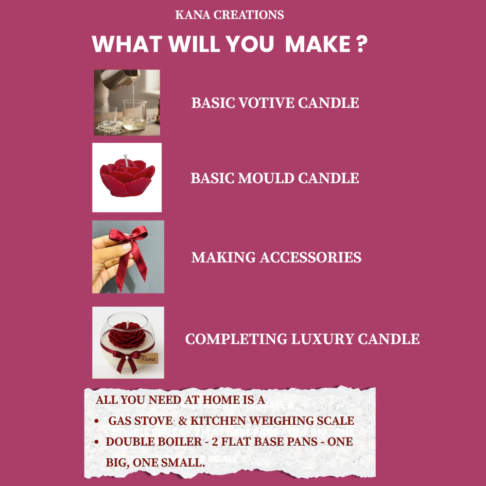 ONLINE CANDLE-MAKING WORKSHOP | KANA CREATIONS