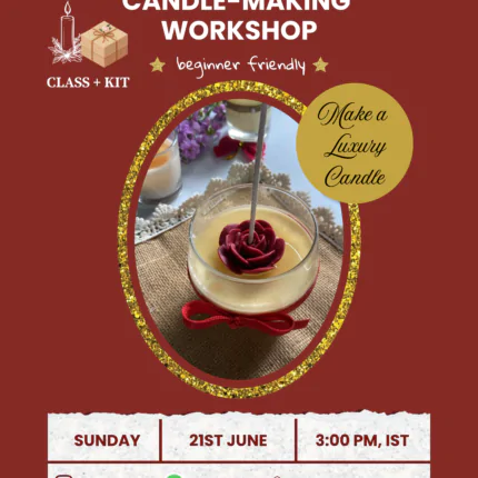 online candle making workshop | Kana Creations