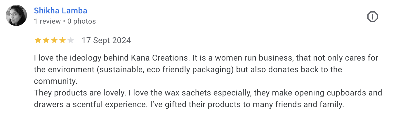 Hongking export customer review kana creations