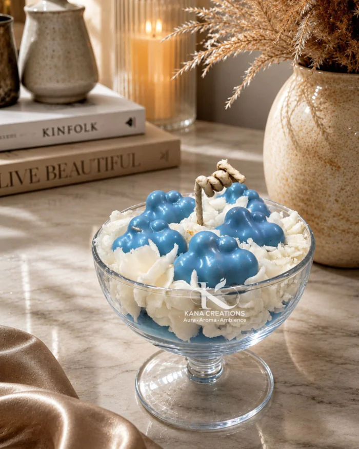 Whipped cream Dessert Soy Candle Making Hands-on Training kana creations