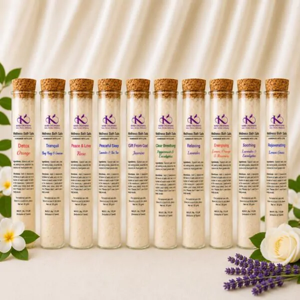 Pack of 3 Assorted Wellnes Bath Salts Kana Creations