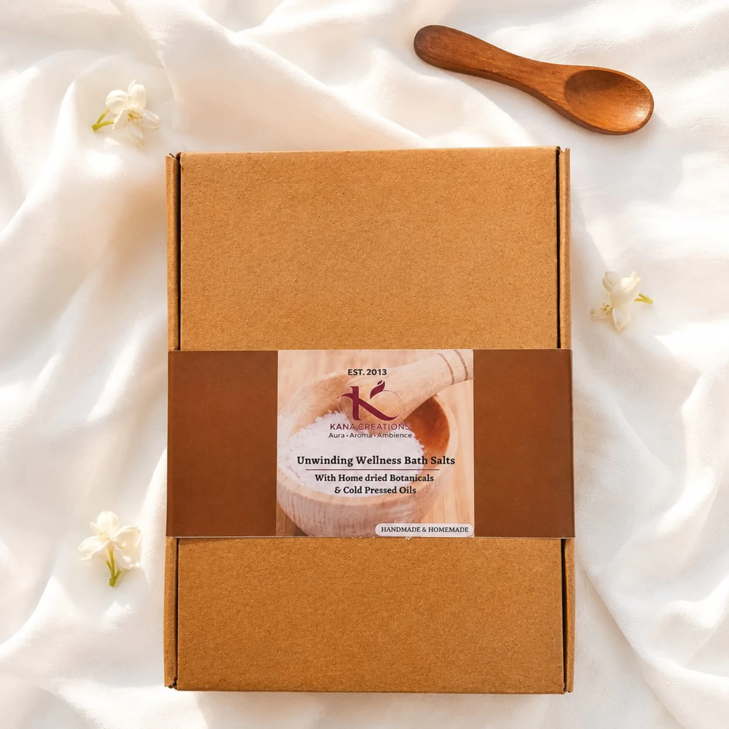 Unwinding Wellness Bath Salts Kana Creations Jasmine, Peppermint, Eucalyptus, Lavender