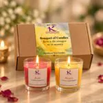 Bouquet of 2 Candles | Kana Creations