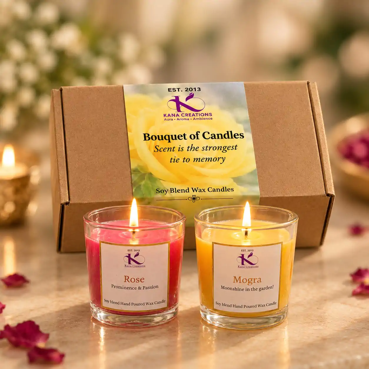 daily essentials candles 2 set kana creations