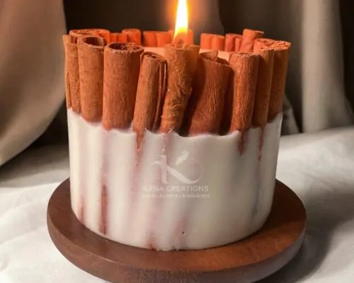 Cinnamon sticks soy candle_kanacreations, Reuse Cinnamon Sticks After Candle Burns diwali gifts 2026